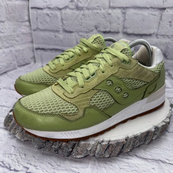 Saucony Shadow 5000 Running Shoes Trainers Women's Size 11 US 9 UK Green EUC - Picture 9 of 14